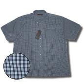 View Item Classic Ben Sherman Oversize S/S Button Down Check Shirt Blue